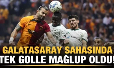 Galatasaray, Giresunspor’a 1-0 mağlup oldu!.