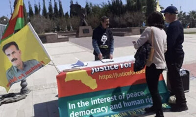 Güney Kıbrıs Rum kesiminde terör örgütü PKK propagandası..