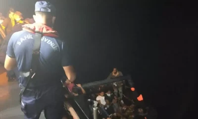 Yunanistan unsurlarınca Türk Kara Sularına itilen göçmenler kurtarıldı!.