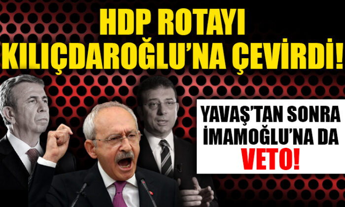 HDP’den İmamoğlu ve Yavaş’ın olası adaylığına red..