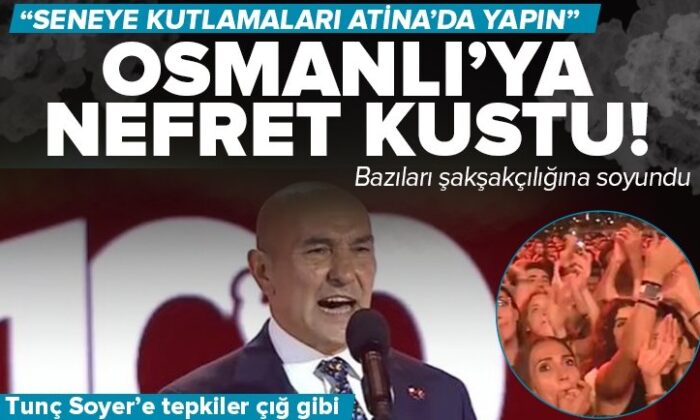 9 Eylül kutlamalarında skandal! Tunç Soyer, Osmanlı’ya saldırdı!. (video haber)