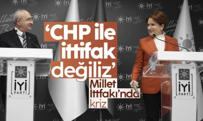 İYİ Parti, CHP’yle ittifak olmadıklarını açıkladı!.