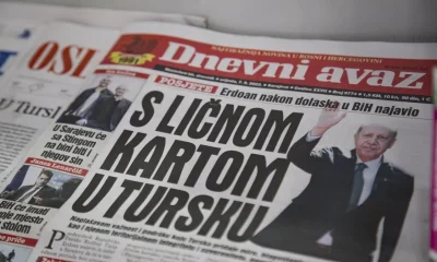 Cumhurbaşkanı Erdoğan Bosna Hersek medyasında manşetlere taşındı!.