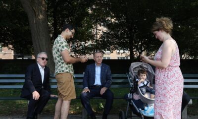 Amerikalılar, New York’ta yürüyüş yapan Cumhurbaşkanı Erdoğan’la “dünyanın en iyi başkanı” diyerek resim çektirdi!.