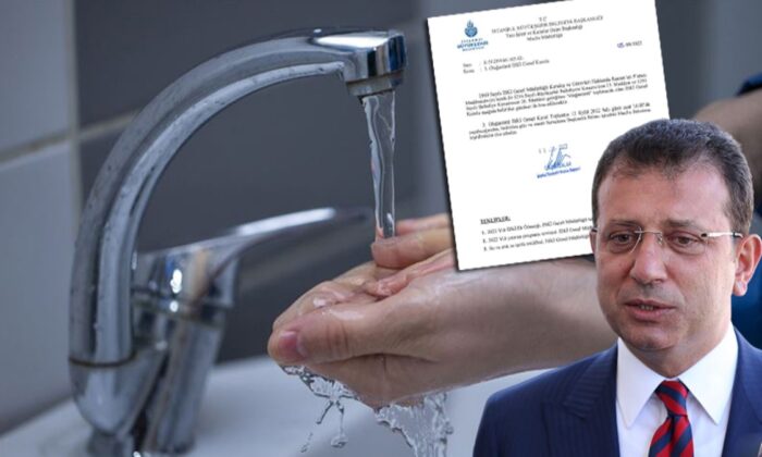 İmamoğlu’ndan İstanbul’da suya zam için meclise olağanüstü çağrı..