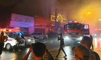 Vietnam’da facia! Barda çıkan yangında 32 kişi hayatını kaybetti!.