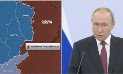 Rusya, Ukrayna’nın 4 bölgesini ilhak etti!.