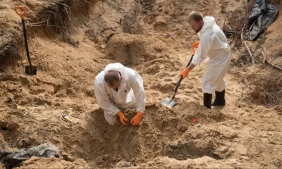 Ukrayna’da toplu mezar.. 400’den fazla ceset bulundu!.