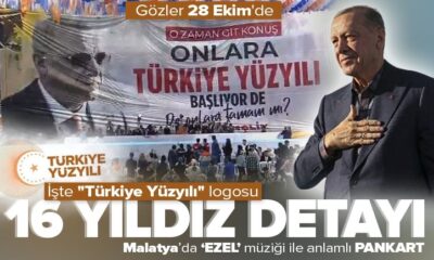 Cumhurbaşkanı Erdoğan detayları 28 Ekim’de açıklayacak!  İşte “Türkiye Yüzyılı” logosu..