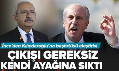 Muharrem İnce, Kılıçdaroğlu’nun başörtüsü çıkışını yorumladı!. “Ayağına sıktı!.”