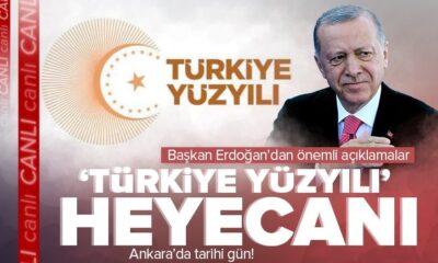 Türkiye Yüzyılı.. Cumhurbaşkanı Erdoğan vizyon belgesini açıklıyor!. (canlı yayın)