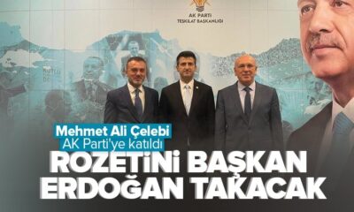 Mehmet Ali Çelebi, AK Parti’ye katıldı!. (video haber)
