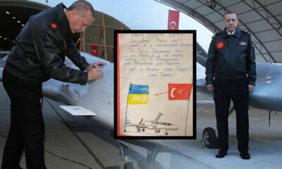 Sekiz yaşındaki Ukraynalı kızdan Cumhurbaşkanı Erdoğan’a Bayraktar TB2 mektubu..