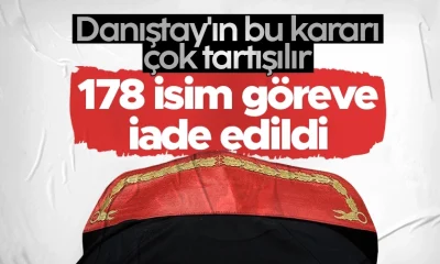 Danıştay’dan skandal FETÖ kararı! Hem görevlerine iade edilecek hem tazminat alacaklar!.