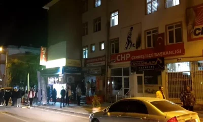 CHP İlçe Başkanlığı’na saldırı..