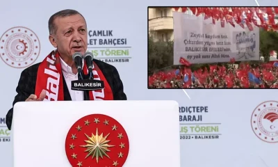 Balıkesir’de altılı masaya pankartlı gönderme..