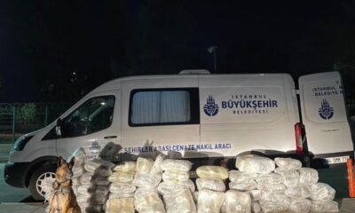 İBB’nin cenaze aracında 144 kilo uyuşturucu yakalandı!.