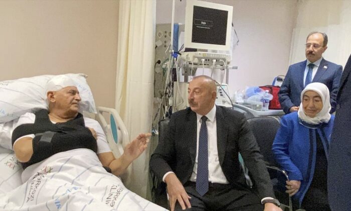 İlham Aliyev, Binali Yıldırım’ı ziyaret etti!.