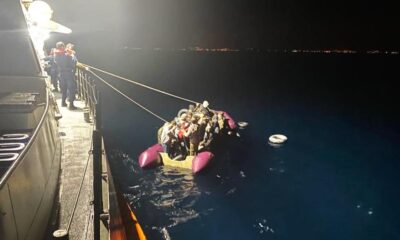 İzmir açıklarında 38 düzensiz göçmen kurtarıldı!.