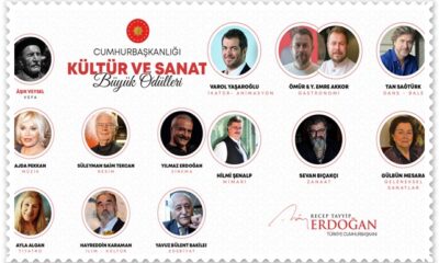 Cumhurbaşkanlığı Kültür ve Sanat Büyük Ödülleri sahiplerini buldu!.