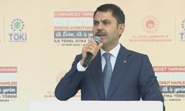 Murat Kurum’un TOKİ temel atma töreni konuşması..