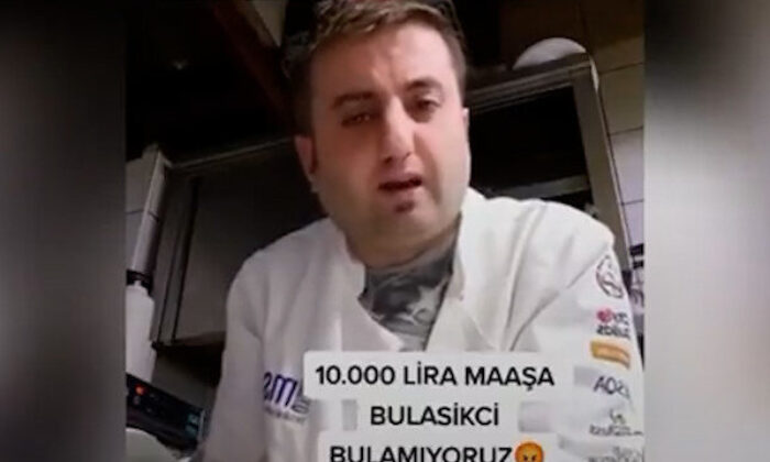 10 bin TL’ye Etiler’de bulaşıkçı bulamayınca isyan etti!.