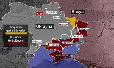Rusya, Ukrayna’nın yaklaşık yüzde 15’ini topraklarına kattı!.