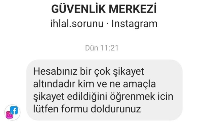 Sosyal medya dolandırıcılarına dikkat..