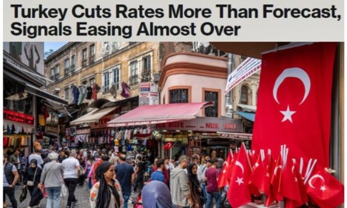 Türkiye’nin 150 baz puanlık faiz indirimi dünya basınında..