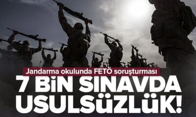 Jandarma okullarında 7 bin 4 FETÖ’cü tespit edildi!.