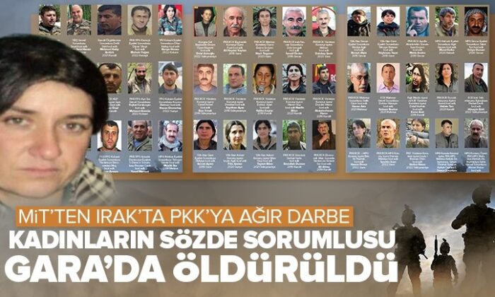 MİT’ten Gara’da nokta operasyonu! Norşin Afrin ve 4 terörist öldürüldü!.