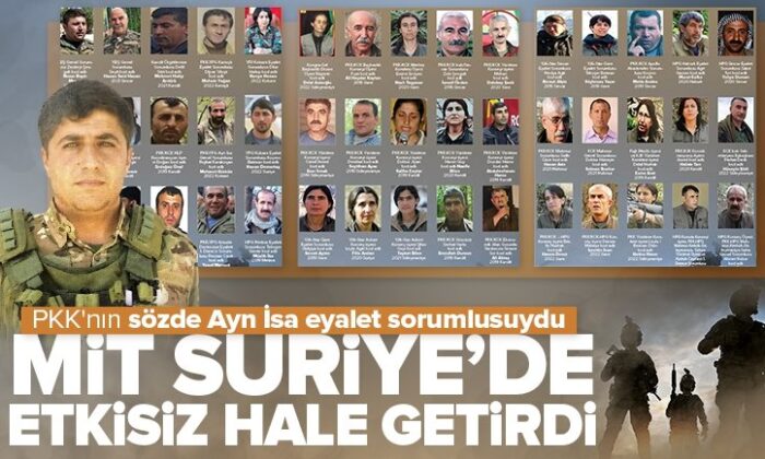 MİT’ten Suriye’de nokta operayon! PKK/YPG’nin sözde Ayn İsa eyalet sorumlusu öldürüldü!.
