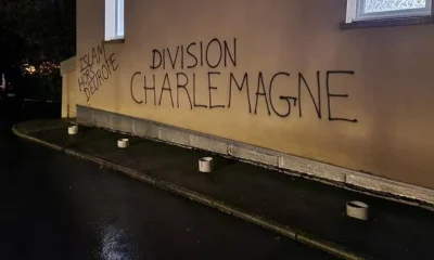 Fransa’da İslam’a saldırı! Cami duvarına neonazi içerikli yazı yazdılar!.