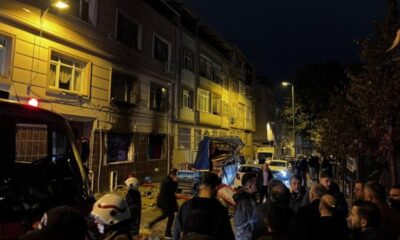İstanbul Fatih’te doğalgaz patlaması..