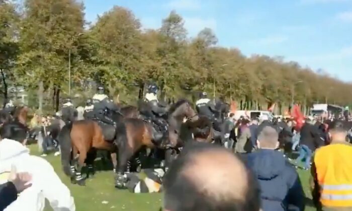 Hollanda polisi beslediği PKK’lıları atla ezdi!.