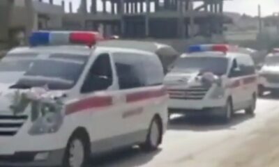TSK’nın vurduğu teröristlere konvoy yaptılar!.