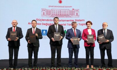 Altı masadan 156 sayfalık anayasa taslağı..