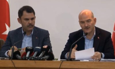 Süleyman Soylu ve Murat Kurum’dan Düzce depremiyle ilgili son durum değerlendirmesi..
