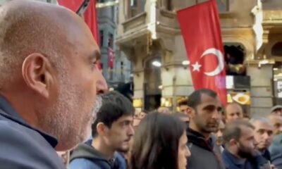 İstiklal Caddesi’nde İyi Parti heyetine tepki! “Utanın!.”