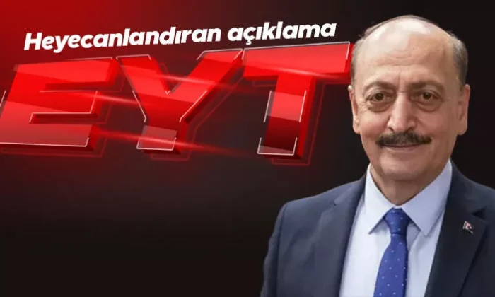 Vedat Bilgin’den EYT’de yaş sınırı açıklaması..