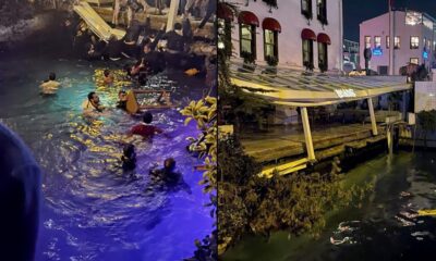 Beşiktaş’ta restoranın balkonu çöktü, müşteriler denize düştü!.