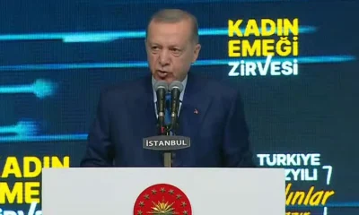 Cumhurbaşkanı Erdoğan, Kadın Emeği Zirvesi’nde konuşuyor!. (canlı yayın)