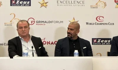 Fatih Terim’e Golden Foot ödülü..
