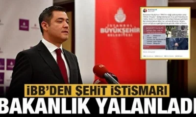 Provokasyona şehidi alet eden İBB’ye bakanlıktan yalanlama..