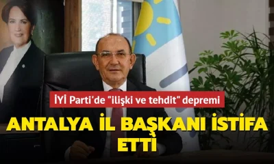 İyi Parti’de yasak aşk ve tehdit skandalı! Mehmet Başaran istifa etti!.