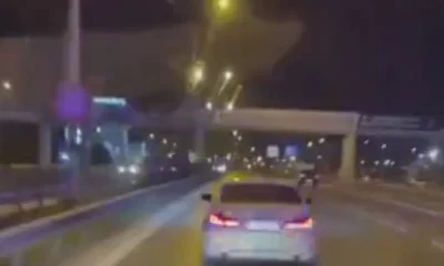 Ambulansa yol vermeyen sürücü yakalandı!.