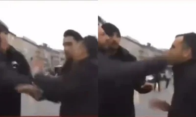 Kadıköy’de illegal eylem! Ortalık fena karıştı, polisten HDP’li Ferhat Encü’ye tokat..