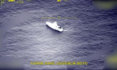 Yunan unsurlarınca Türk Kara Sularına itilen göçmenler İHA ile tespit edildi!.