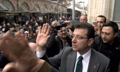 İmamoğlu’na Ulucami çıkışında soğuk duş! “PKK’lı yakınlarının yanına git sen!.”