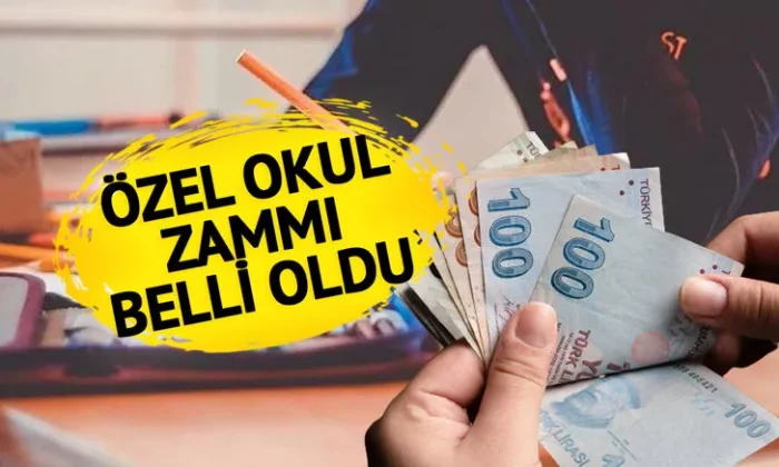 Özel okul ücretlerinin zam oranı yüzde 65 oldu!.